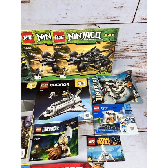 Assorted Lego Manuals lot of 20 - Picture 4 of 6